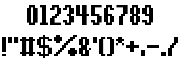 Revolute Font OTHER CHARS