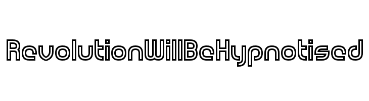 Revolution Will Be Hypnotised  font caratteri gratis