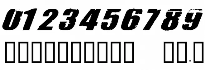 Revolution フォント その他の文字