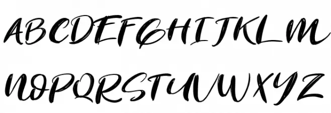 Revolution Font UPPERCASE