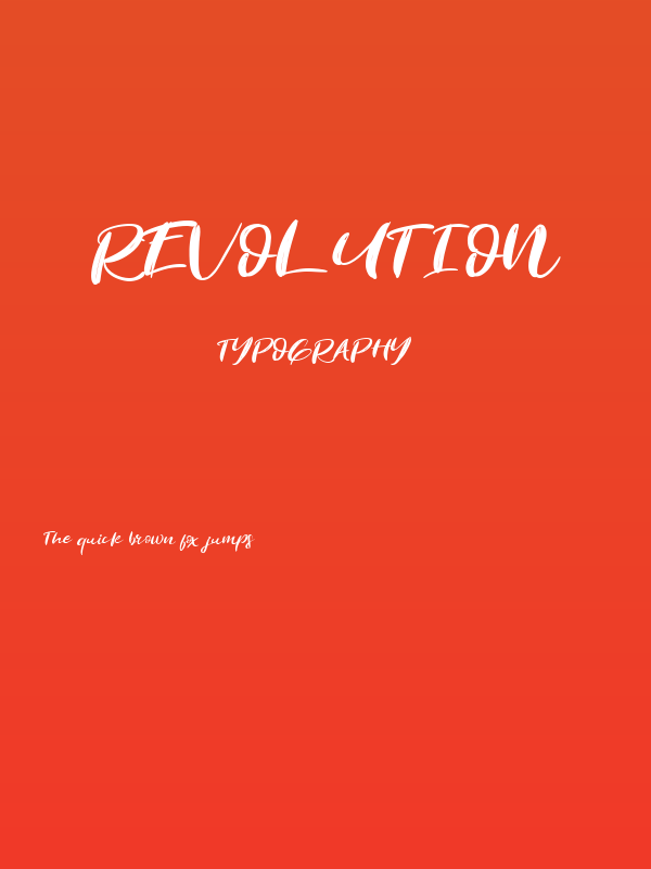 Revolution Poster