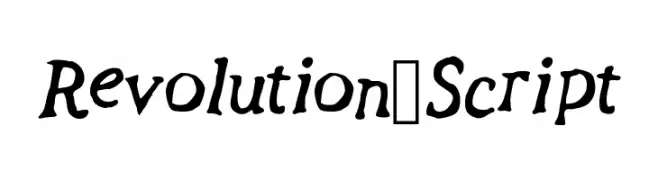 Revolution_Script  免费字体下载