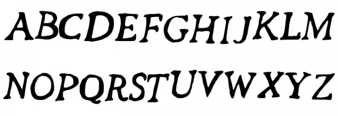 Revolution_Script Polices MAJUSCULES