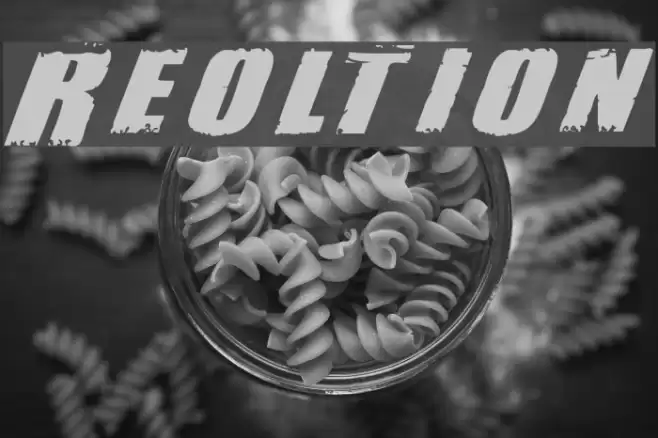 Revolution フォント examples