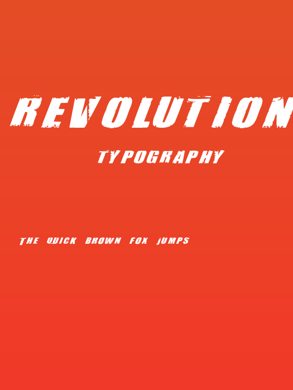 Revolution Poster