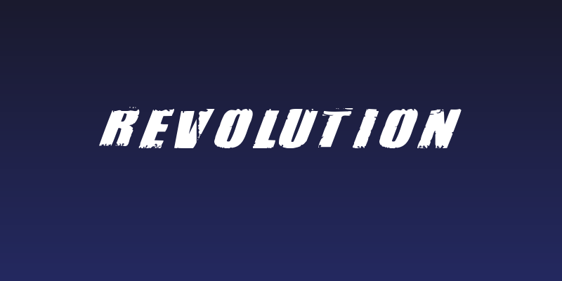 Revolution Social Header