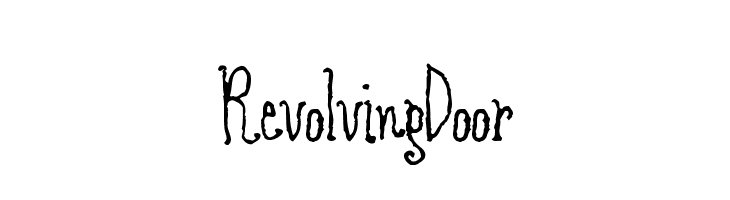 RevolvingDoor Font