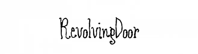 RevolvingDoor  नि: शुल्क फ़ॉन्ट्स डाउनलोड