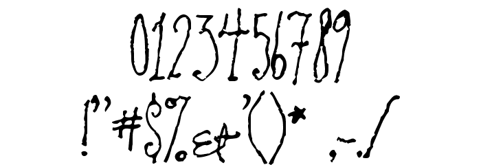 RevolvingDoor Font OTHER CHARS