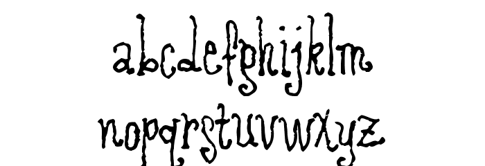 RevolvingDoor Font LOWERCASE