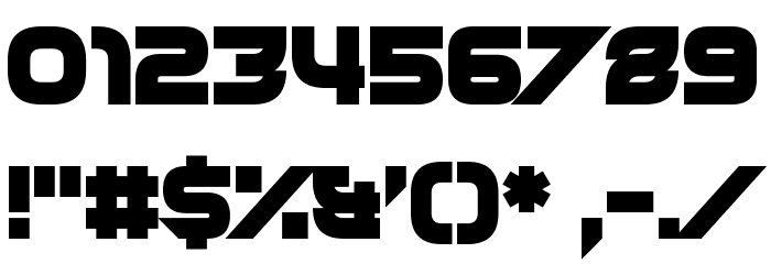 Revolvingdor Font OTHER CHARS