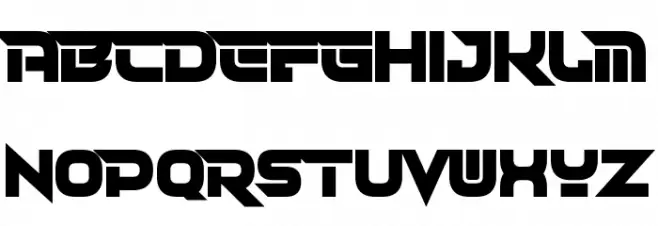 Revolvingdor Font Litere mari