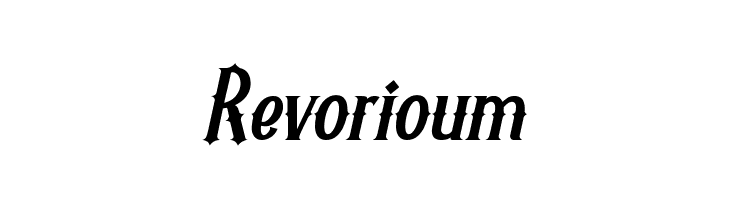 Revorioum Font
