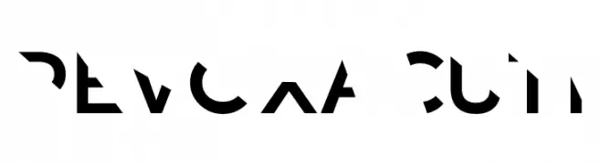 Revoxa Cut 1  Скачать бесплатные шрифты