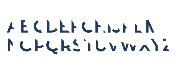 Revoxa Cut 1 Lowercase