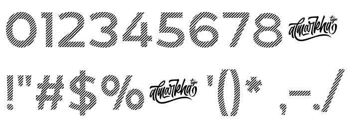 Revoxa Strip Font OTHER CHARS