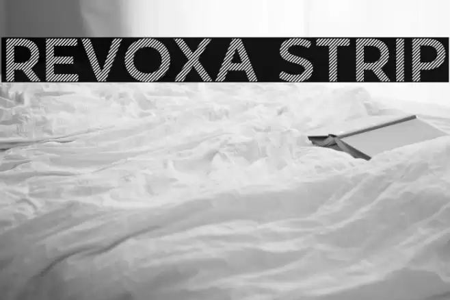 Revoxa Strip Font examples