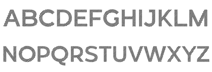 Revoxa Strip Font LOWERCASE