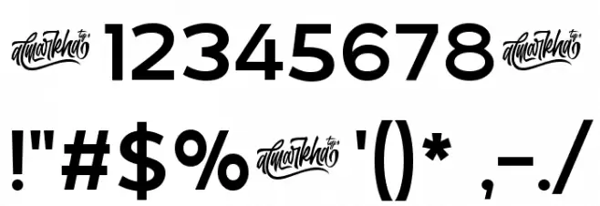 Revoxa Font OTHER CHARS