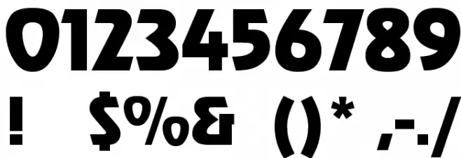 Revue Font OTHER CHARS