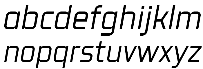 Revx Neue Demo Italic Font LOWERCASE
