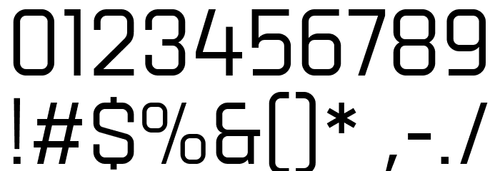 Revx Neue Demo Regular Font OTHER CHARS