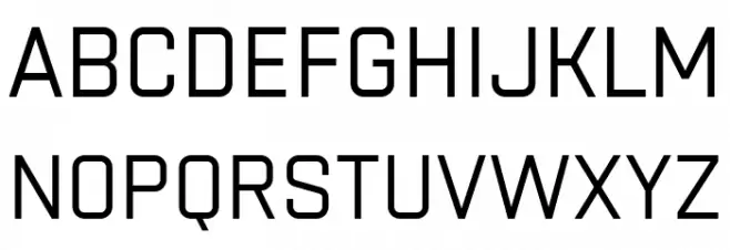 Revx Neue Demo Regular Schriftart Groß