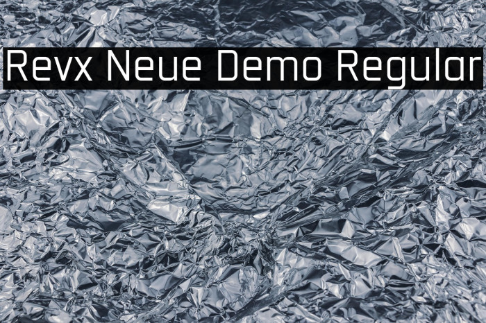 Revx Neue Demo Regular Example 1