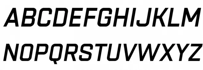 Revx Neue Demo Semi Bold Italic Fonte MAIÚSCULAS