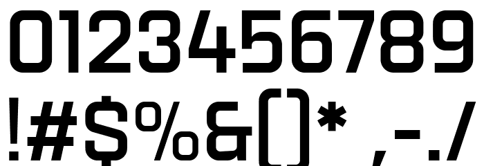 Revx Neue Demo Semi Bold Font OTHER CHARS