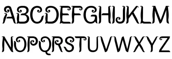 Rewerewe-Regular 字体 大写