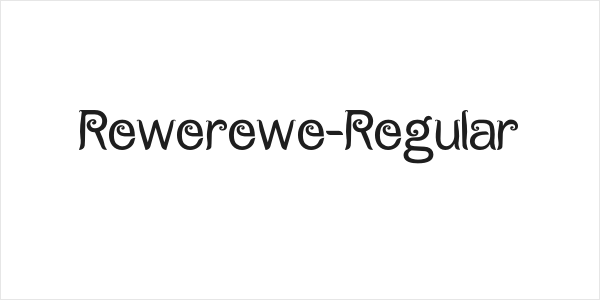 Rewerewe-Regular Logo