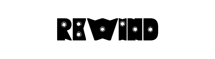 Rewind  font caratteri gratis