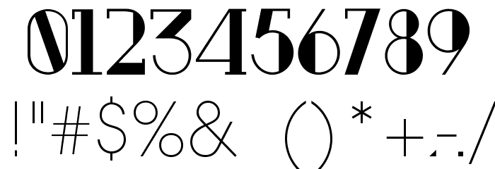 RewindBold Font OTHER CHARS