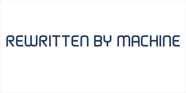 Rewritten By Machine Logo