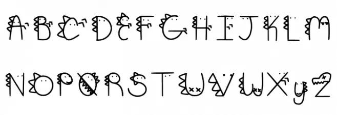 Rex Regular Schriftart Groß