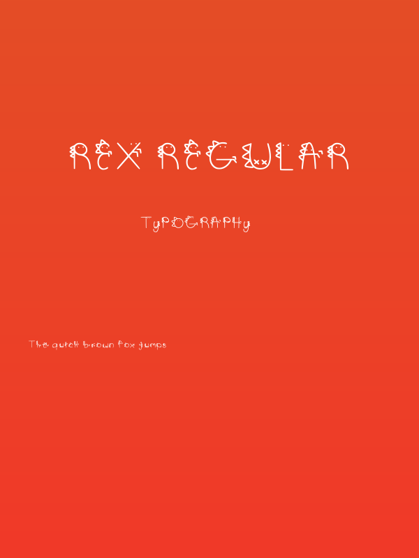 Rex Regular Poster