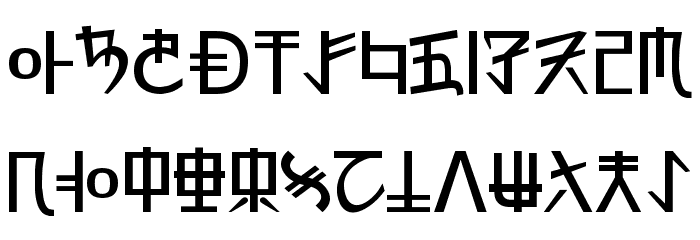 Rex Revol Font LOWERCASE