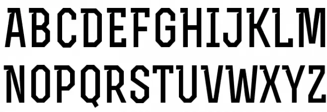 RexBold Schriftart Groß