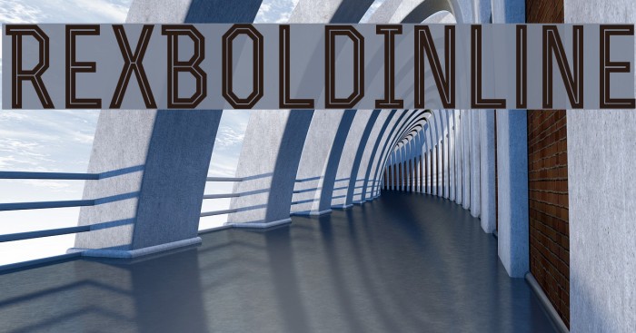 RexBoldInline Font examples