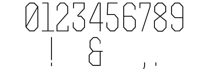 RexLight Font OTHER CHARS