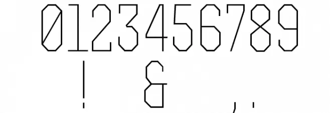 RexLight Font OTHER CHARS