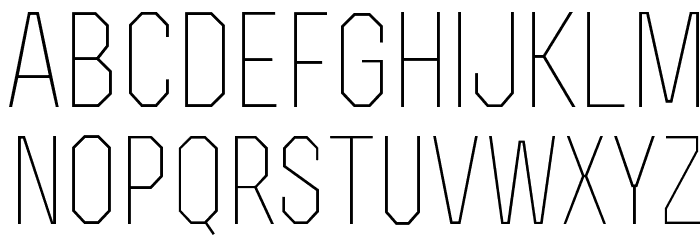 RexLight Font LOWERCASE