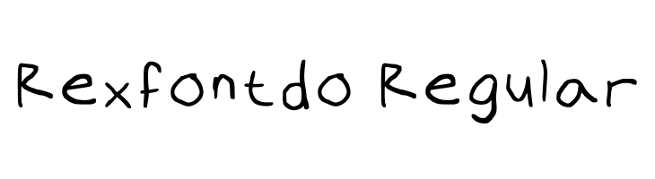 Rexfontdo Regular  Free Fonts Download