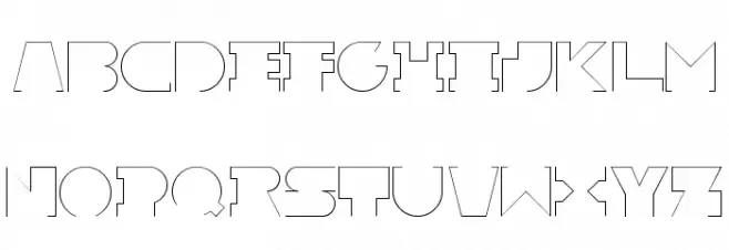 Rexic-Regular 字体 大写