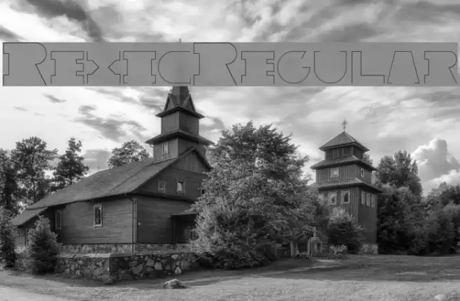 Rexic-Regular Font examples