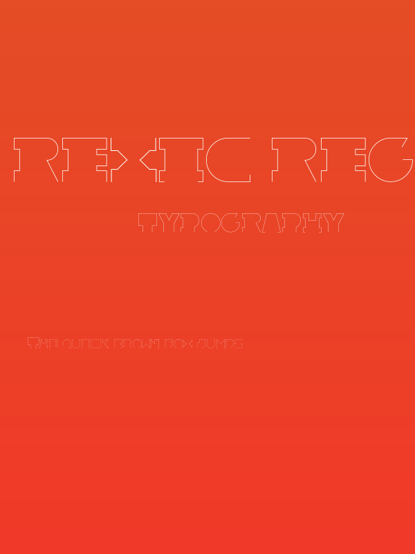 Rexic-Regular Poster
