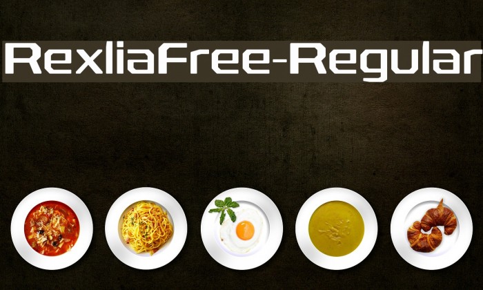 RexliaFree-Regular Font examples