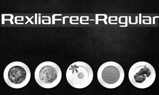 RexliaFree-Regular Font examples