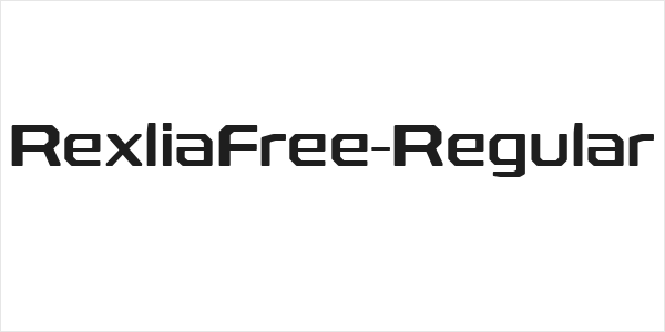 RexliaFree-Regular Logo